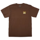 DIAL TONE WHEEL CO  DIAL LOGO TEE COFFEE 【 ダイアル トーン Tシャツ コーヒー 】