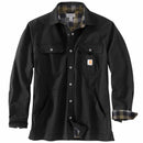 CARHARTT RIPSTOP SOLID SHIRT JACKET BLACK【 カーハート リップストップ ソリッド シャツ ジャケット ブラック