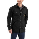CARHARTT RIPSTOP SOLID SHIRT JACKET BLACK【 カーハート リップストップ ソリッド シャツ ジャケット ブラック
