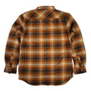 CARHARTT RUGGED FLEX RELAXED FIT FRANNEL LONG SLEEVE SNAP PLAID SHIRT COPPER【 カーハート リラックス フィット フランネル シャツ