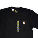 CARHARTT REGULAR COTTON SHORT SLEEVE TEE BLACK【 カーハート レギュラー コットン ショート スリーブ Tシャツ ブラック 】