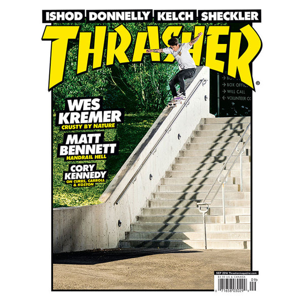 THRASHER 2014年 9月号 【スラッシャー 雑誌 スケボー】