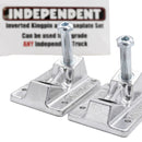 INDEPENDENT GENUINE PARTS INVERTED KINGPIN BASEPLATE SET 【 インディペンデント ジェニュイン パーツ インバート キングピン ベースプレート セット 】