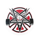 THRASHER x INDEPENDENT PENTAGRAM CROSS CLEAR MYLER STICKER 【 スラッシャー ペンタグラム クロス クリア ステッカー 】