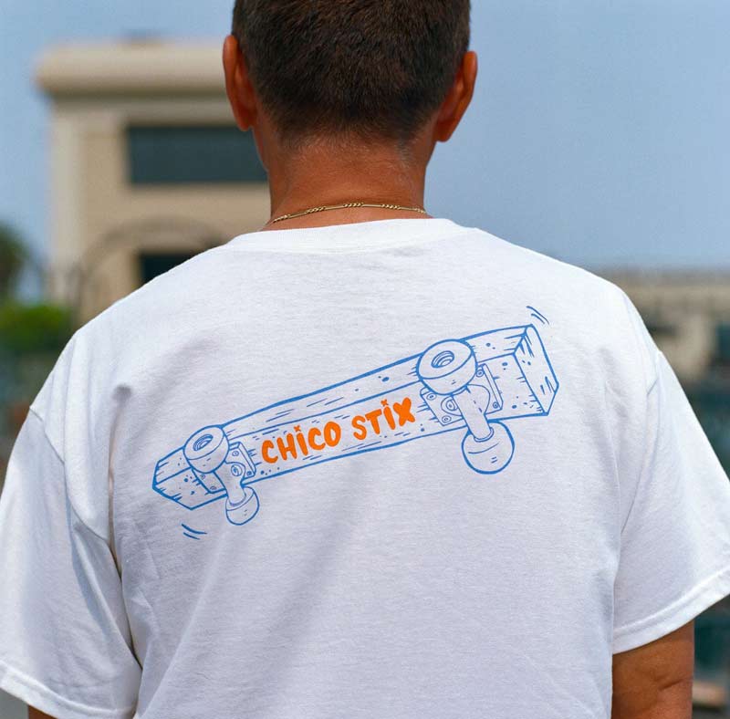 CHICO STIX BLAST TEE WHITE 【 チコ スティックス ブラスト Tシャツ ホワイト  】