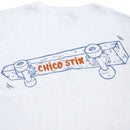 CHICO STIX BLAST TEE WHITE 【 チコ スティックス ブラスト Tシャツ ホワイト  】