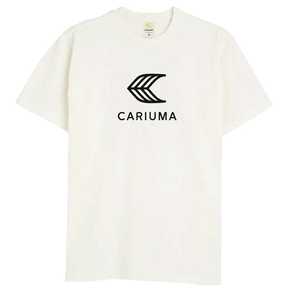 CARIUMA TEAM T-SHIRT WHITE WITH BLACK LOGO 【 カリウマ チーム Tシャツ ホワイト ウィズ ブラック ロゴ 】
