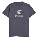 CARIUMA TEAM T-SHIRT DARK GREY WITH OFF WHITE LOGO 【 カリウマ チーム Tシャツ ダーク グレー ウィズ オフ ホワイト ロゴ 】