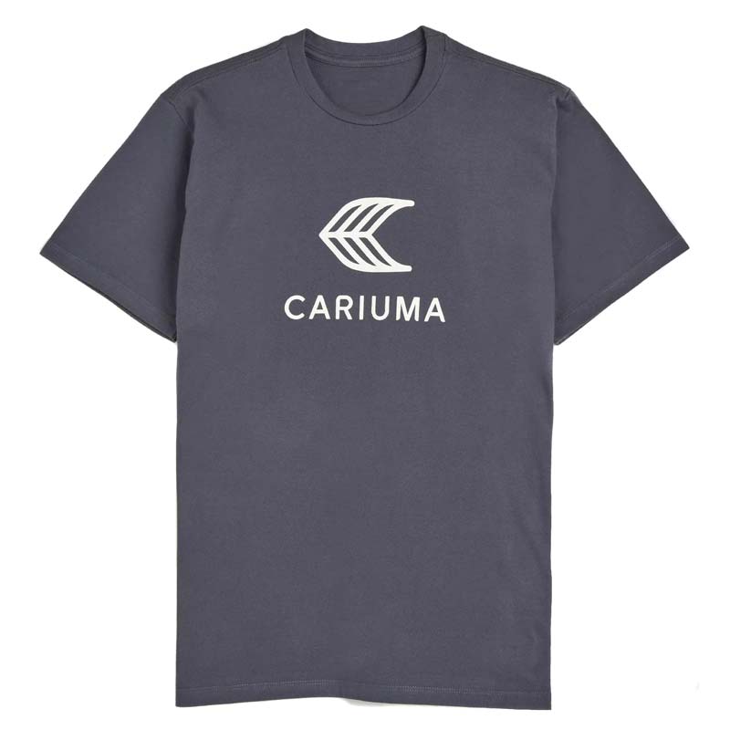 CARIUMA TEAM T-SHIRT DARK GREY WITH OFF WHITE LOGO 【 カリウマ チーム Tシャツ ダーク グレー ウィズ オフ ホワイト ロゴ 】