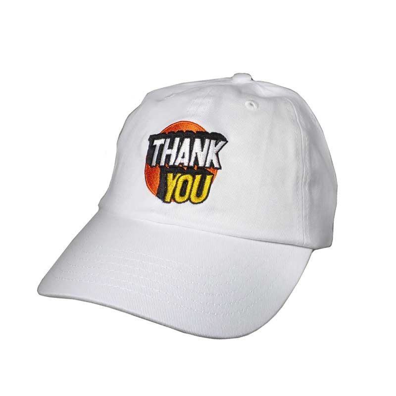 THANK YOU SKATE CO.  SPOT ON DAD HAT WHITE【 サンキュー スポット オン ダッド ハット ホワイト 】
