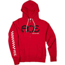 ACE RACER ZIP UP  HOODIE RED 【 エース レーラー ジップ アップ フーディー レッド 】
