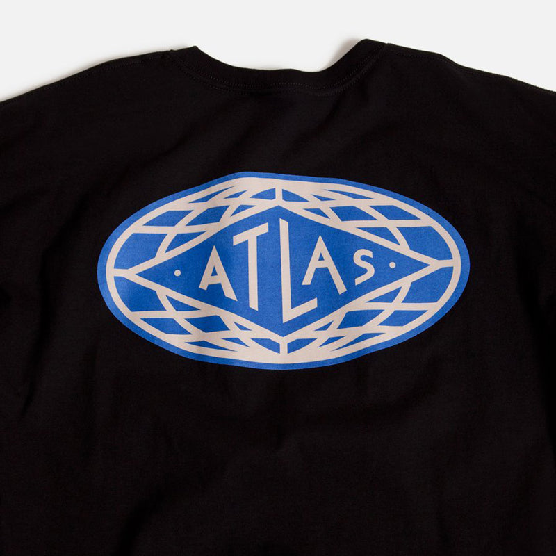 ATLAS WORLD T-SHIRTS BLACK 【 アトラス ワールド Tシャツ 】