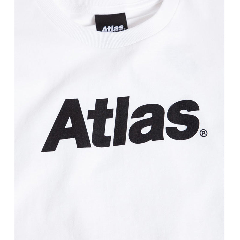 ATLAS LOGO T-SHIRTS WHITE 【 アトラス ロゴ Tシャツ ホワイト 】