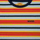 WKND STRIPE RINGER TEE【 ウィークエンド ストライプ リンガー Tシャツ 】
