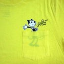 DOOM SAYERS FELIX CENSORED POCKET T-SHIRT YELLOW 【 ドゥームセイヤーズ フェリックス センサード ポケット Tシャツ イエロー 】