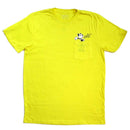 DOOM SAYERS FELIX CENSORED POCKET T-SHIRT YELLOW 【 ドゥームセイヤーズ フェリックス センサード ポケット Tシャツ イエロー 】