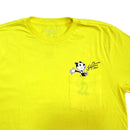 DOOM SAYERS FELIX CENSORED POCKET T-SHIRT YELLOW 【 ドゥームセイヤーズ フェリックス センサード ポケット Tシャツ イエロー 】