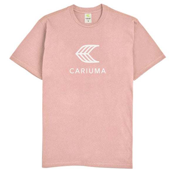 CARIUMA TEAM T-SHIRT ROSE WITH OFF WHITE LOGO 【 カリウマ チーム Tシャツ ローズ ウィズ オフ ホワイト ロゴ 】