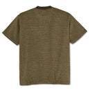 POLAR SKATE CO. TERRY STRIPE TEE BROWN 【 ポーラー テリー ストライプ Tシャツ ブラウン 】