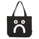 POLAR SKATE CO. HAPPY SAD TOTE BAG BLACK / WHITE 【 ポーラー ハッピー サッド トート バッグ ブラック ホワイト 】