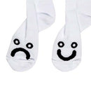 POLAR SKATE CO. HAPPY SAD SOCKS WHITE 【 ポーラー ハッピー サッド ソックス ホワイト 】