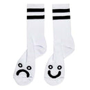 POLAR SKATE CO. HAPPY SAD SOCKS WHITE 【 ポーラー ハッピー サッド ソックス ホワイト 】