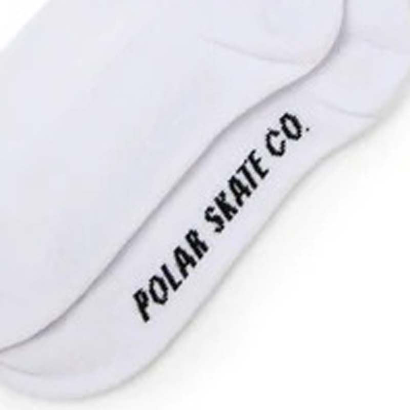 POLAR SKATE CO. STRIPE SOCKS WHITE / RICH RED / CHARTREUSE 【 ポーラー ストライプ ソックス ホワイト / リッチレッド / シャルトリューズ 】