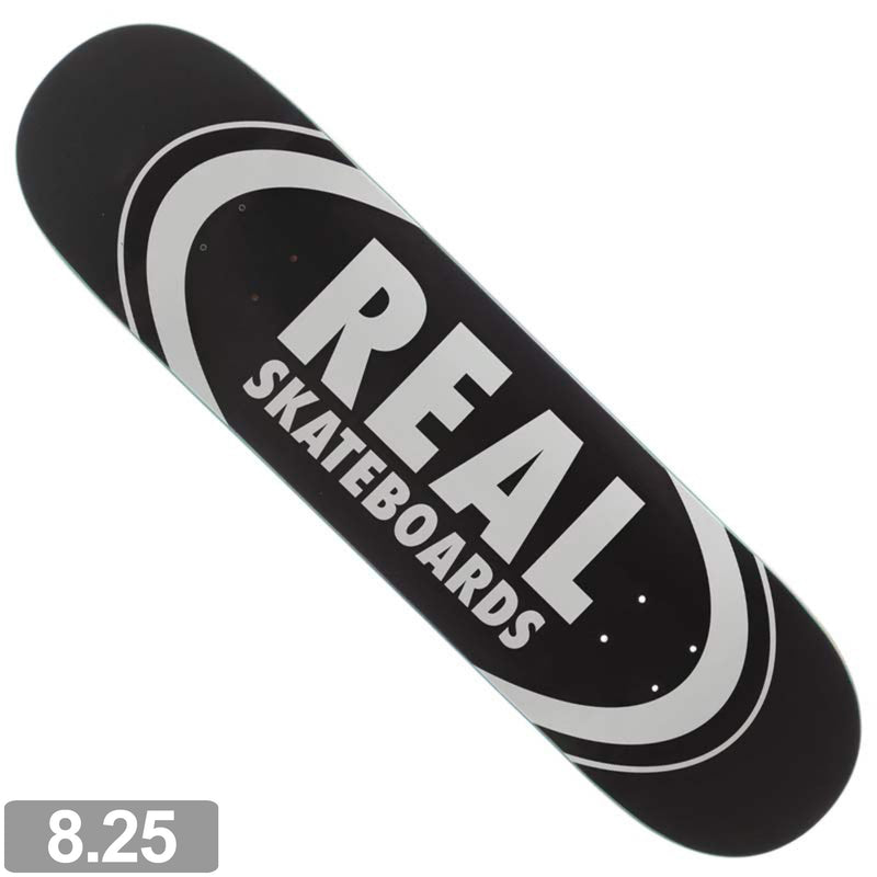 REAL CLASSIC OVAL BLACK DECK 8.25 【 リアル クラシック ブラック デッキ 】