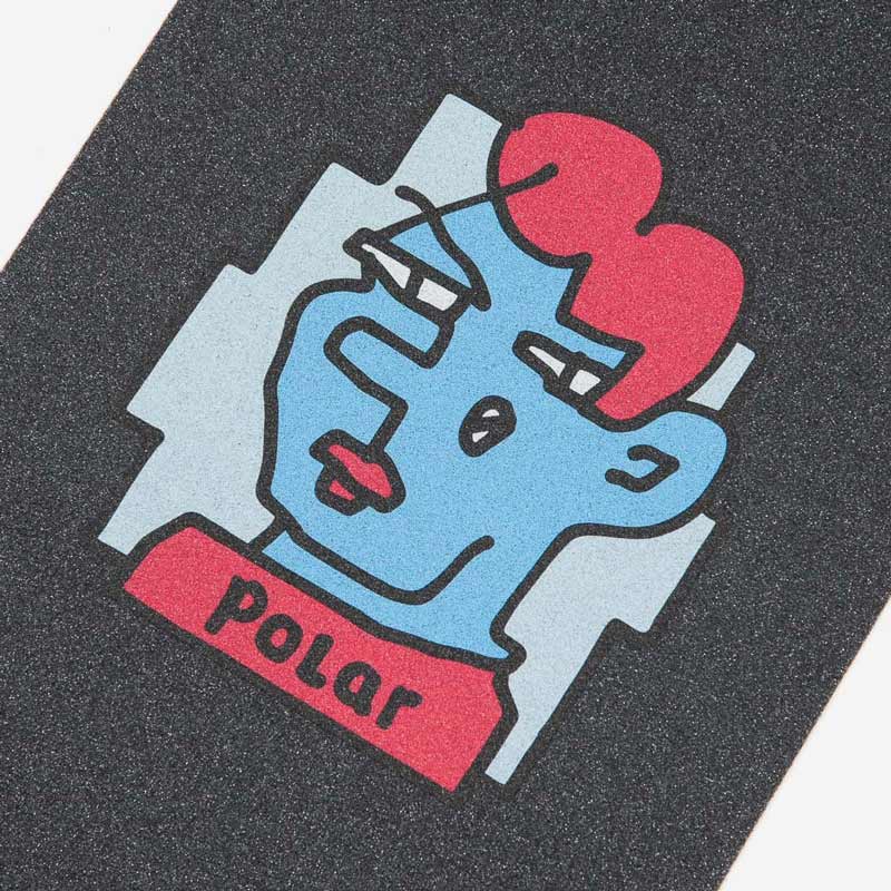 POLAR SKATE CO. DOODLE FACE BLUE x RED GRIP TAPE 【 ポーラー ドゥードゥルフェイス グリップ 】