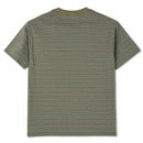 POLAR SKATE CO. STRIPE POCKET TEE ARMY GREEN【 ポーラー ストライプ ポケット ティー アーミー グリーン 】