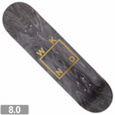 WKND GOLD LOGO BLACK DECK 8.0 【 ウィークエンド ゴールド ロゴ ブラック デッキ 】