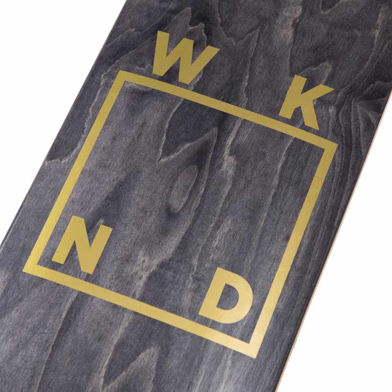 WKND GOLD LOGO BLACK DECK 8.0 【 ウィークエンド ゴールド ロゴ ブラック デッキ 】