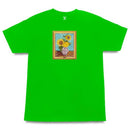QUARTER SNACKS FINE ART TEE GREEN 【 クウォータースナックス ファイン アート Tシャツ グリーン 】