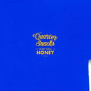 QUARTER SNACKS HONEYMAN TEE ROYAL 【 クウォータースナックス ハニーマン Tシャツ ロイヤル 】