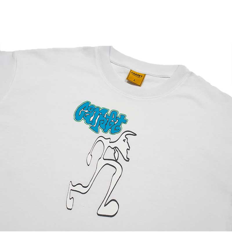 CARPET COMPANY STOMPMAN TEE WHITE 【 カーペット カンパニー ストンプマン Tシャツ ホワイト 】