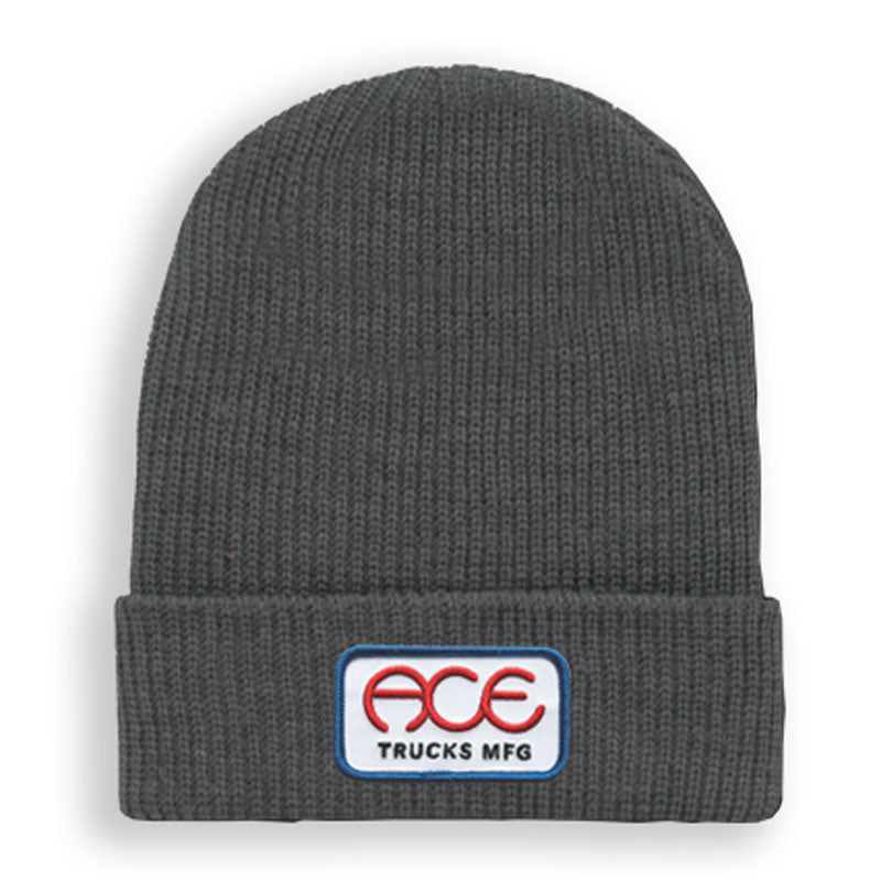 ACE RING LOGO BEANIE BLACK 【 エース リング ロゴ ビーニー ブラック