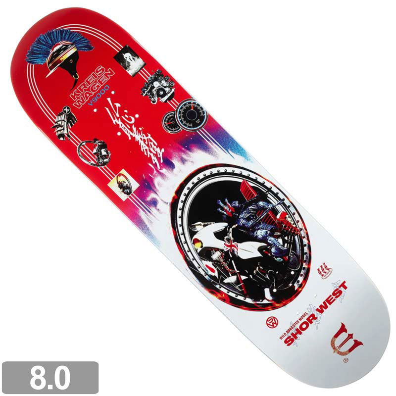 EVISEN SKATEBOARDS SHOR WEST DECK 8.0 【 エビセン ショー ウェスト デッキ 】