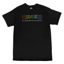 THRASHER OUTLINED RAINBOW MAG T-SHIRTS BLACK 【 スラッシャー アウトライン レインボー マグ Tシャツ ブラック 】