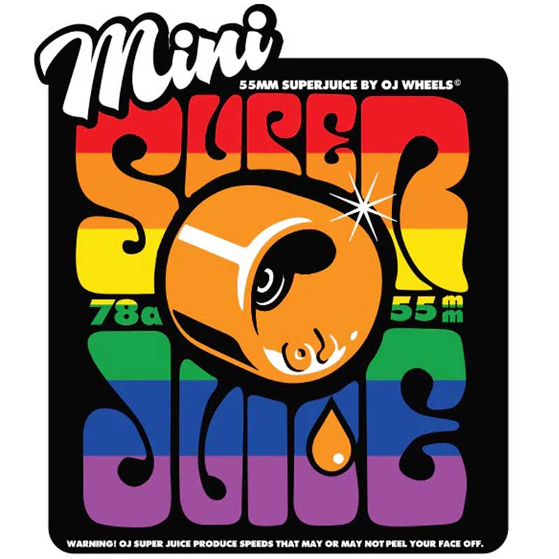 OJ SUPER JUICE MINI RAINBOW 78A 55mm 【 オージェイ スーパージュース ミニ レインボー ソフトウィール 】