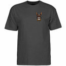 POWELL ANDY ANDERSON HERON SKULL TEE CHARCOAL HEATHER 【 パウエル アンディー・アンダソン ヘロン スカル チャコール ヘザー Tシャツ 】