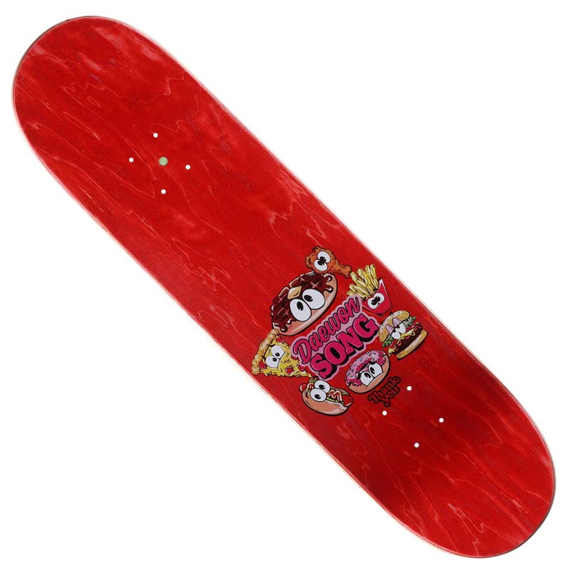 THANK YOU SKATE CO DAEWON JUNK FOOD RED DECK 7.5【 サンキュー デーウォン ソン ジャンク フード レッド デッキ 】