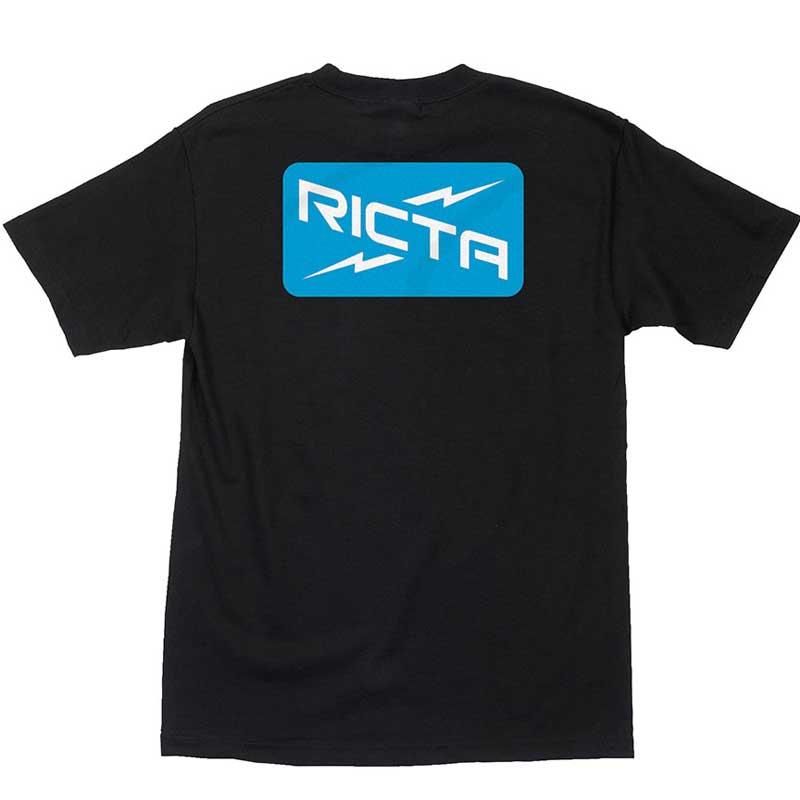 RICTA LOGO REGULAR S/S T-SHIRT BLACK 【 リクタ ロゴ レギュラー ブラック Tシャツ 】