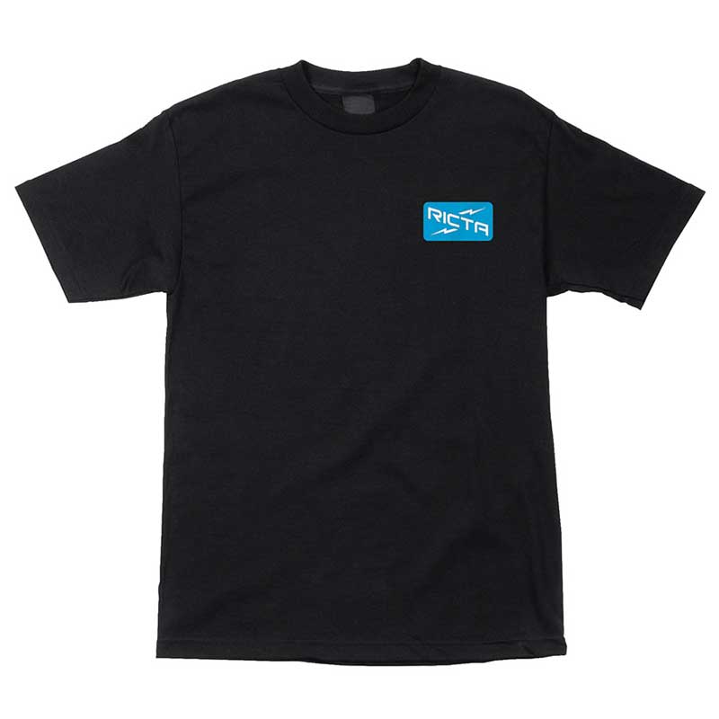 RICTA LOGO REGULAR S/S T-SHIRT BLACK 【 リクタ ロゴ レギュラー ブラック Tシャツ 】