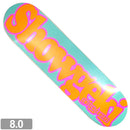 SHOWGEKI SKATEBOARDS SWITCH CONCAVE POP LOGO ORANGE DECK 8.0 【 ショウゲキ スイッチ コンケーブ ポップ ロゴ オレンジ デッキ 】