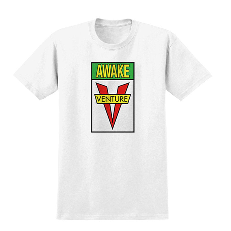 VENTURE AWAKE T-SHIRTS WHITE / GREEN  / YELLOW【 ベンチャー アウェイク Tシャツ ホワイト グリーン イエロー 】