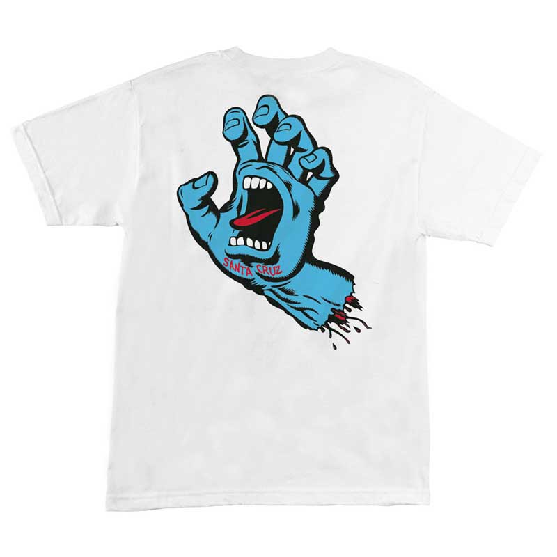 SANTA CRUZ SCREAMINIG HAND REGULAR T-SHIRTS WHITE 【 サンタクルーズ スクリーミング ハンド レギュラー ホワイト Tシャツ 】