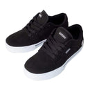 ETNIES BARGE KIDS BLACK/WHITE SUEDE SHOES 【 エトニーズ バージ キッズ子供用 シューズ 】