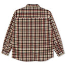 POLAR SKATE CO. FLANNEL SHIRT BROWN【 ポーラー スケート フランネル シャツ ブラウン】
