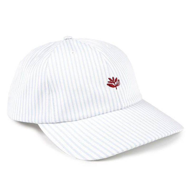 MAGENTA STRIPED DAD HAT BLUE 【 マゼンタ ストライプド ダッド ハット ブルー 】