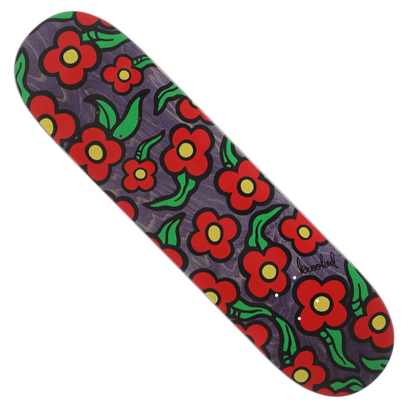 KROOKED WILD STYLE FLOWERS ASSORTED STAIN DECK 8.25【 クルキッド ワイルド スタイル フラワー デッキ 】